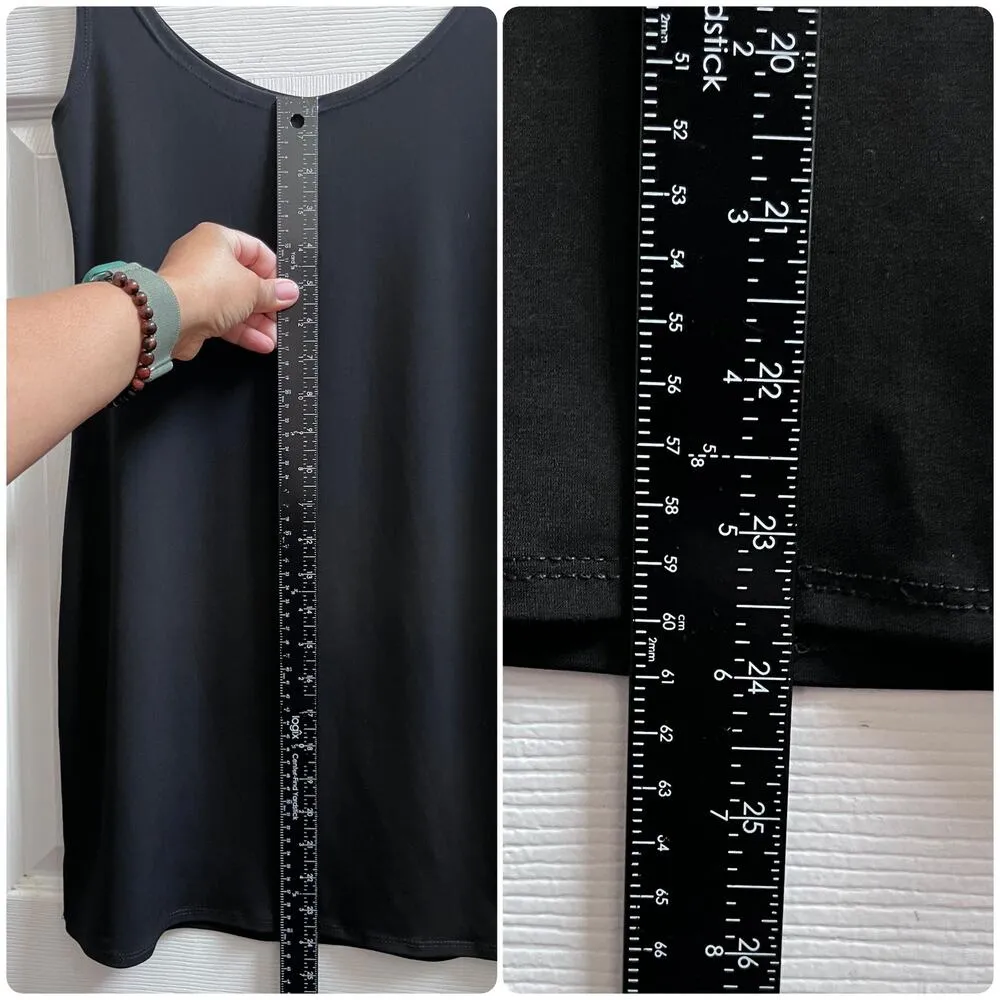 Black Sleeveless Tank Bodycon Mini Dress Size Small - Image 5