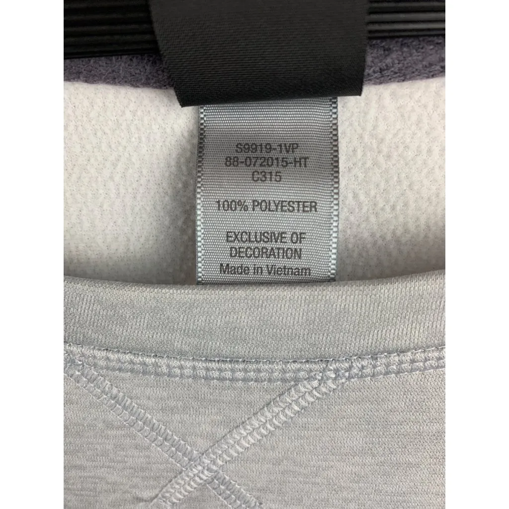 Champion Womens Duo Dry Sweatshirt L Light Gray - Image 3