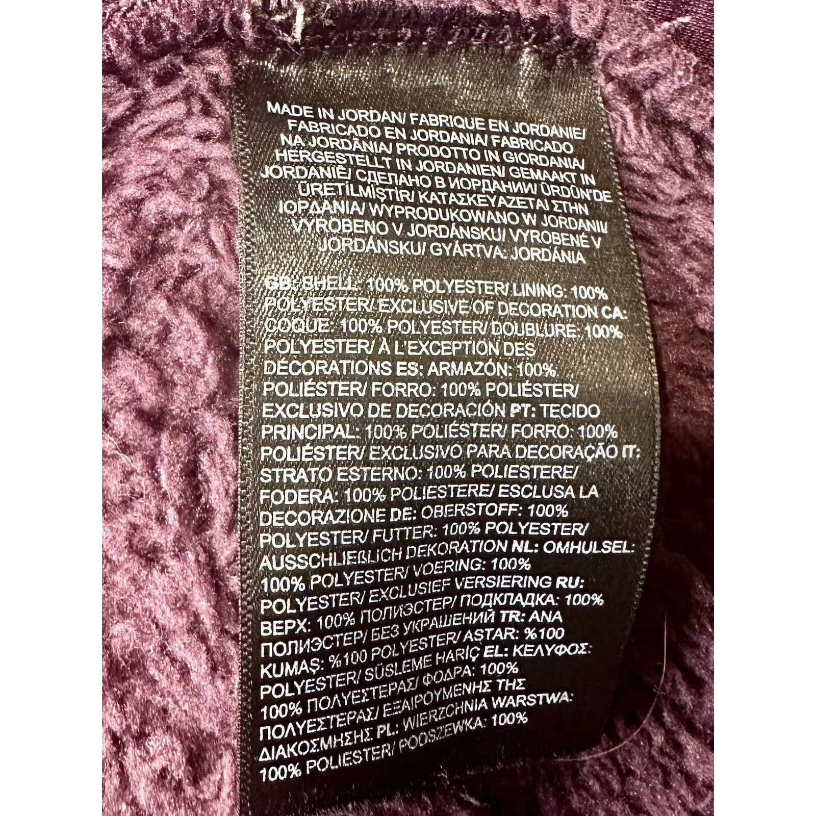 The North Face Women's Furry Fleece Purple Pullover Size XS EUC!! - Image 6