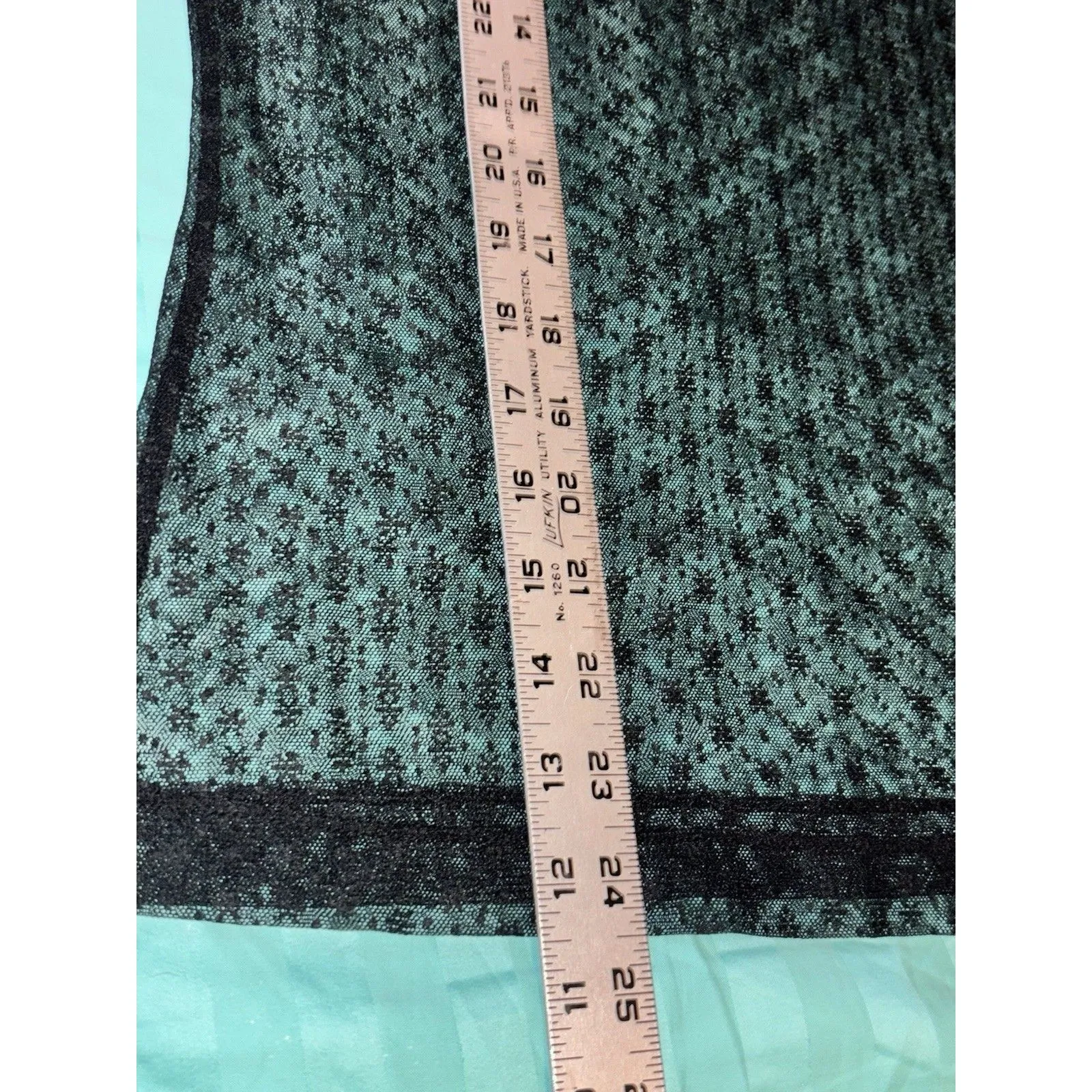 Bebe Black Mesh Sheer See Through Long Sleeve Mock Neck Floral Blouse Top Size L - Image 11