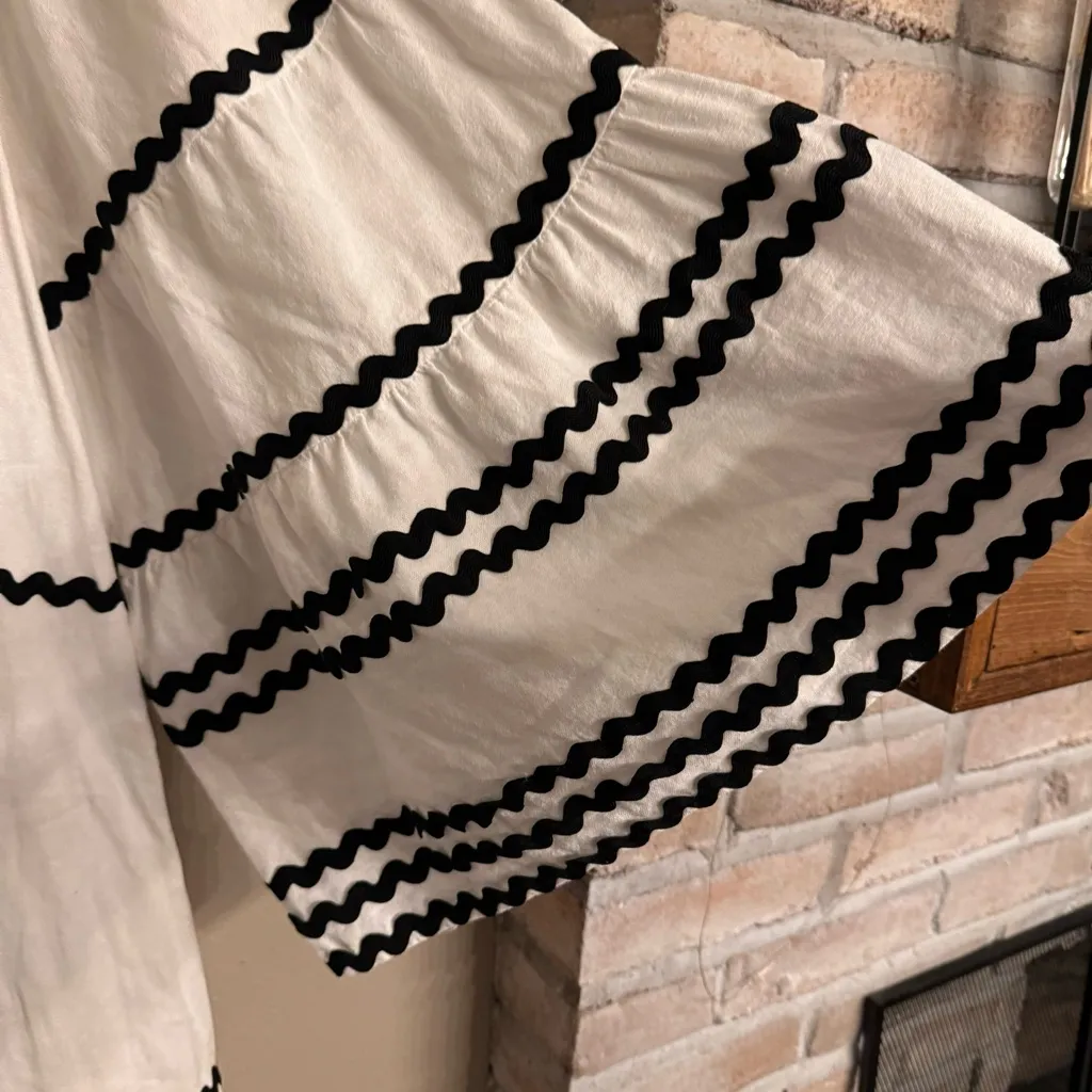 LISA MARIE FERNANDEZ x Target Ric‎ Rac Dress White - Image 3