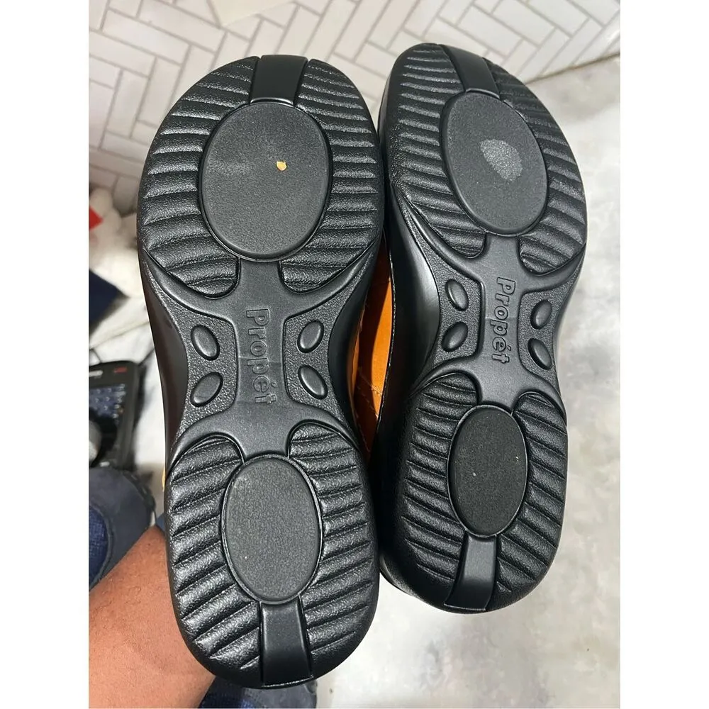 Propet Golda Women’s Mary Jane Shoes Size 11 Teak Brown Comfort Orthopedic Orange - Image 9