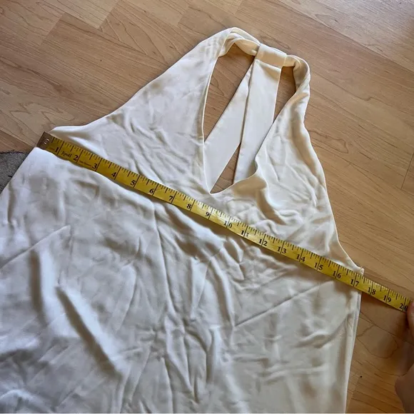 MASSIMO DUTTI NWT White‎ Sleeveless Top Size Medium - Image 7
