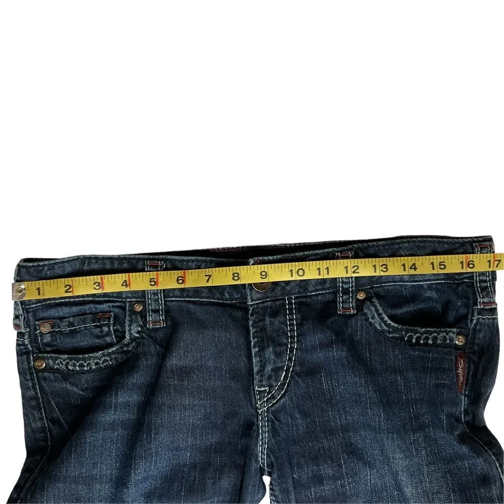Silver Jeans Santorini Pants Size 31 Blue Dark Wash Straight Leg Strength - Image 6