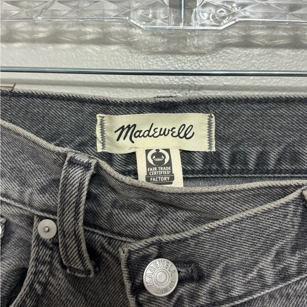 Madewell The '90s Straight Jean Rigid in Burwick Wash - Size 27 - Image 6