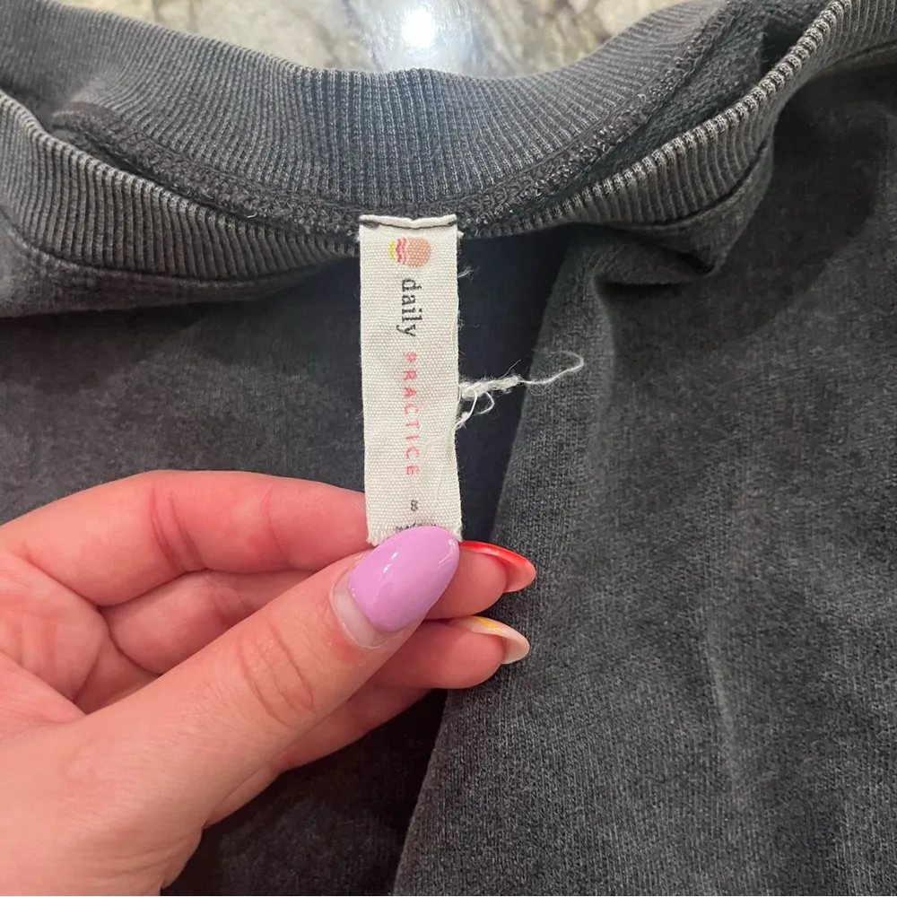 Daily Practice Anthropologie Tie-Front Lounge Mini Dress - Image 3