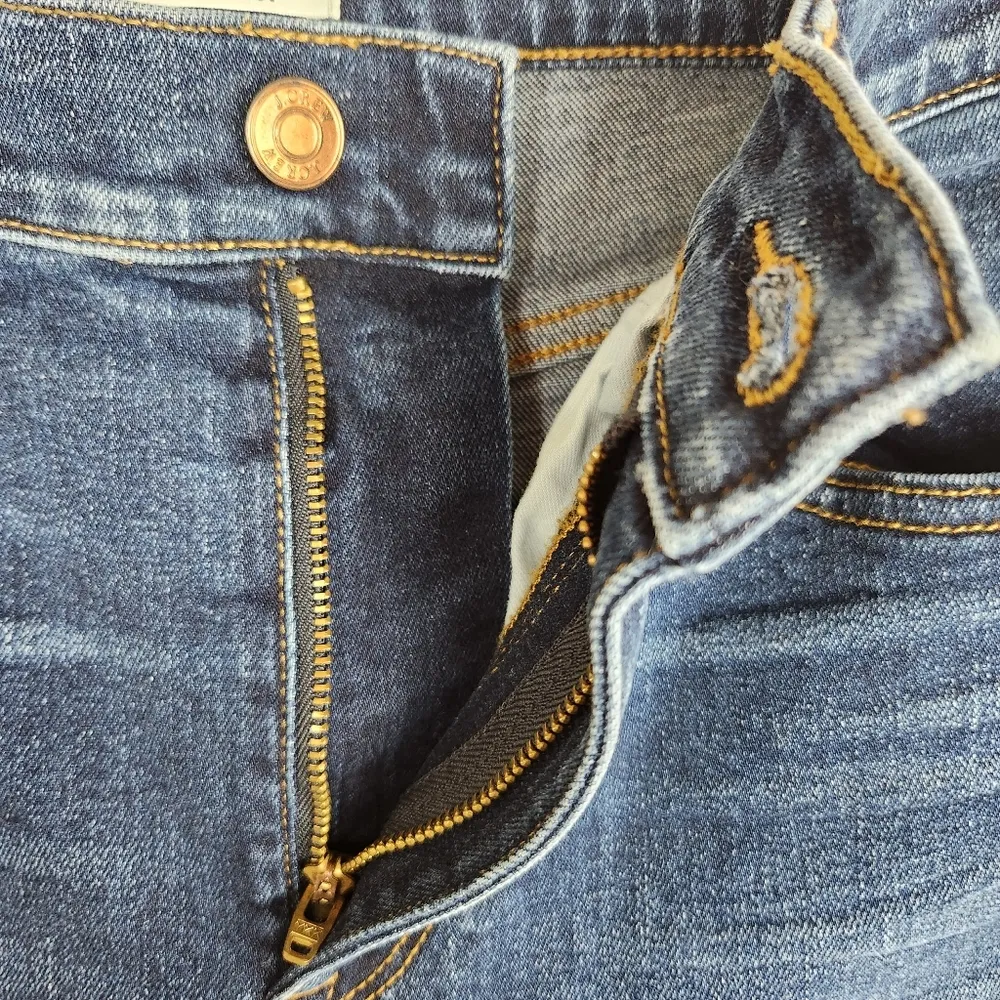 J. Crew Womens Jeans Billie Demi Boot Crop Blue Size 27 - Image 9