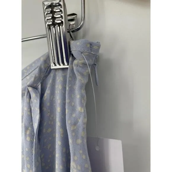 Originality‎ Womens Blue Fairy Core Ruffle Size Zip Faux Wrap Rayon Skirt XL - Image 3