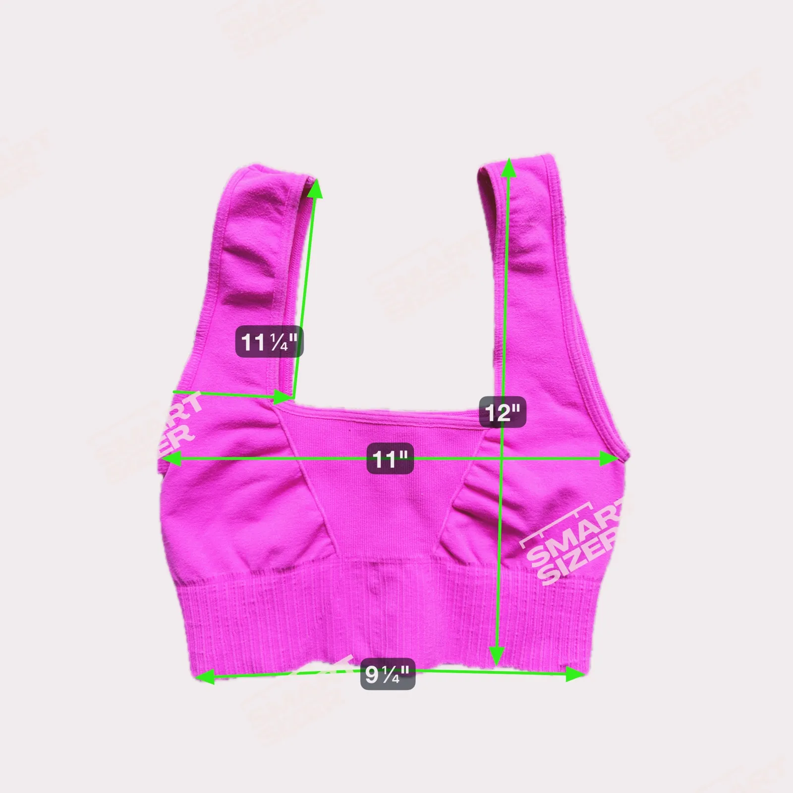 FP Movement Good Karma Square Neck Sports Bra XS/S Neon Hot Pink Athleisure - Image 6