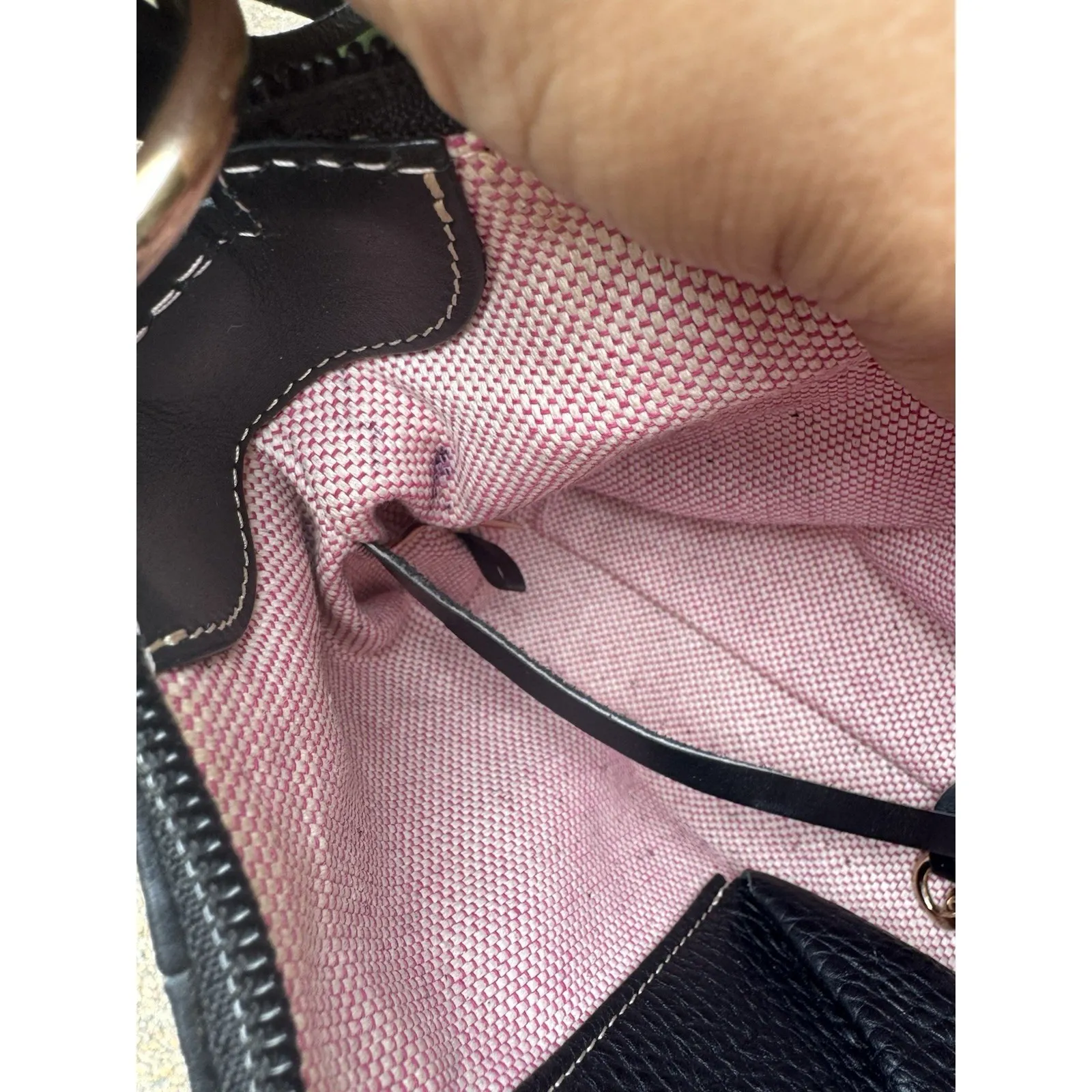 Dooney & Bourke Mini East/West Slouch Black - Image 11