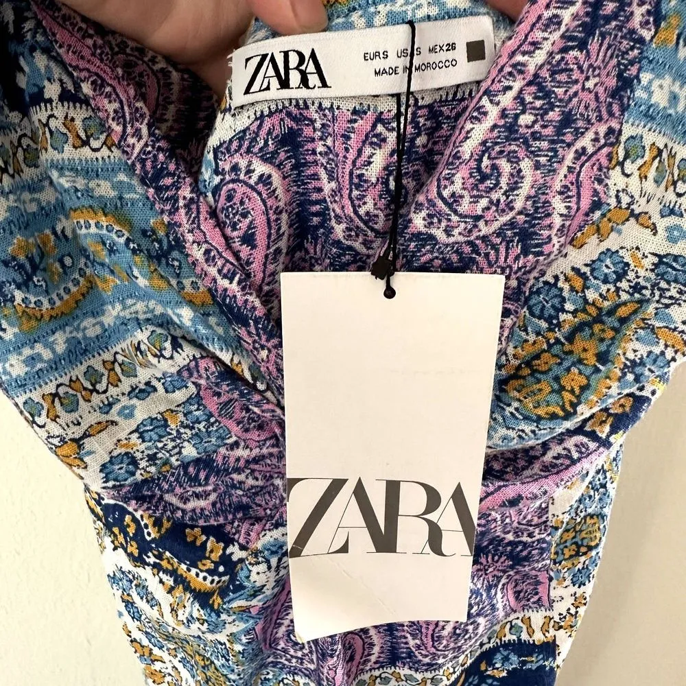 NEW Zara Midi Knotted Summer Dress - Image 7