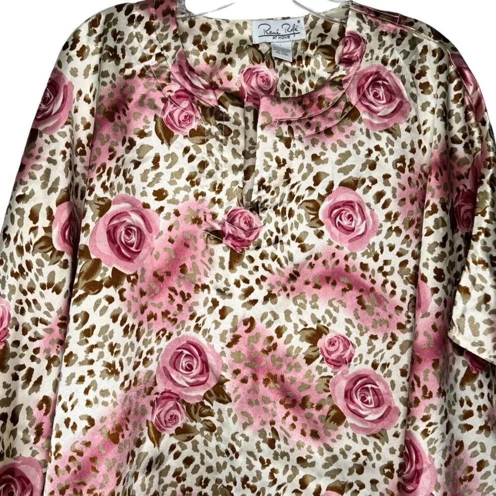 Rene Rofe At Home‎ Lounge Robe Shirt Pink Size undefined - Image 2