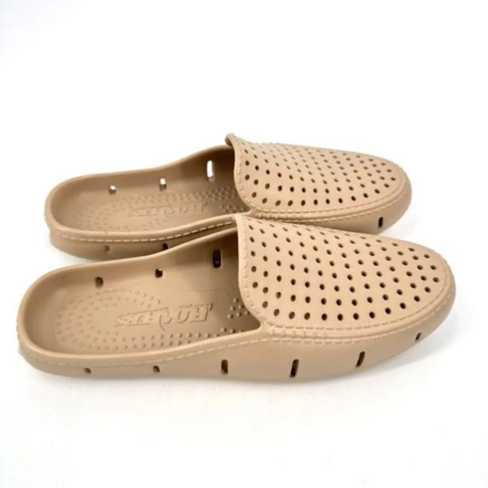 NWOT Floafer Sunset Ladies Rubber‎ Slides Warm Sand/Coconut Sunset 1.0 Size 9 Tan - Image 4
