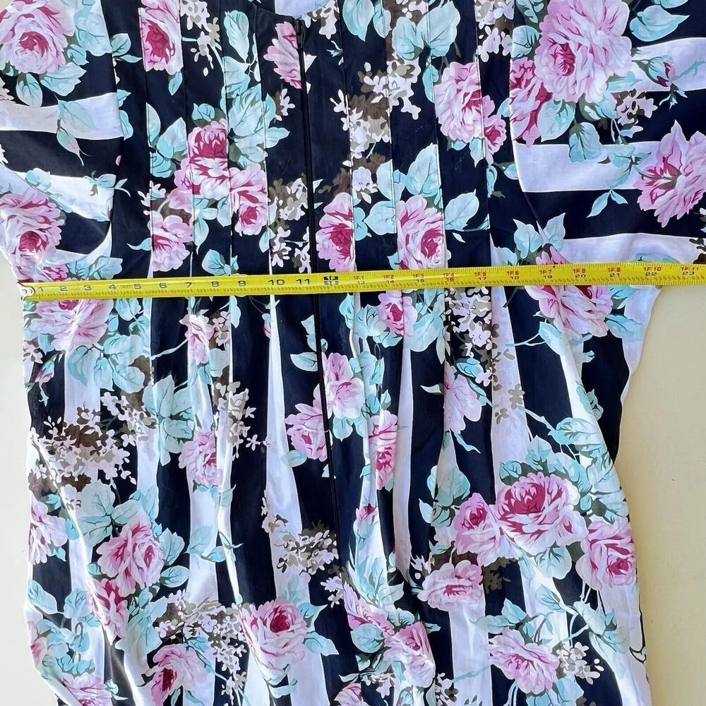 VINTAGE 1980s Anthony Richard PARTY womens DRESS MCM RETRO MOD ABSTRACT Size L Purple Size L - Image 6