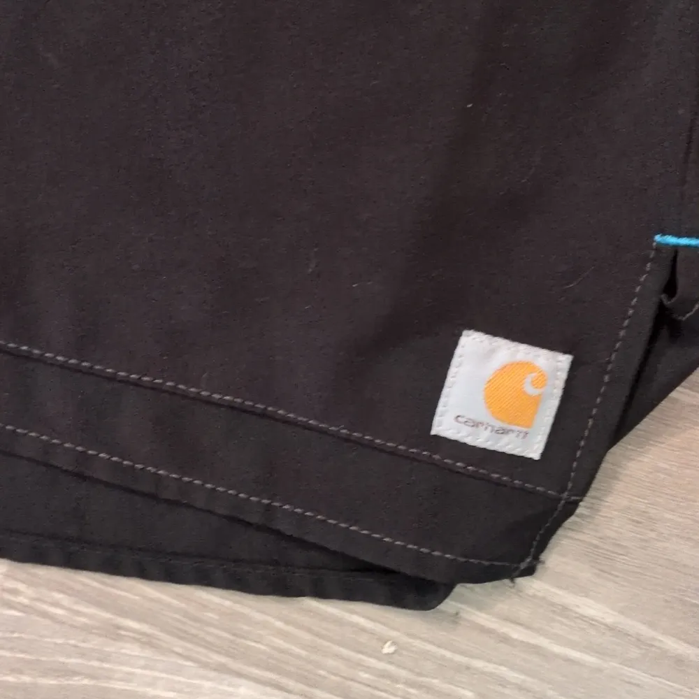 Carhartt Black And Blue Force Modern Fit Scrub Top Size Large - Image 3