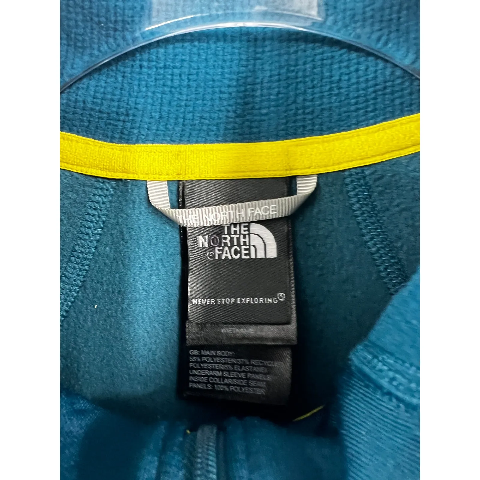 The North Face  Women’s Blue Soft Shell Full Zip‎ FlashDry Jacket Size XS - Image 3