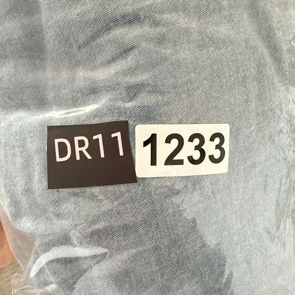 Bechamel Dress Womens S Blue Denim Floral Embroidered Western country cowgirl. - Image 12