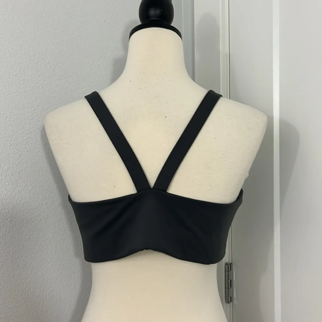 Girlfriend Collective XL Gray Racerback Sports Bra - Image 3