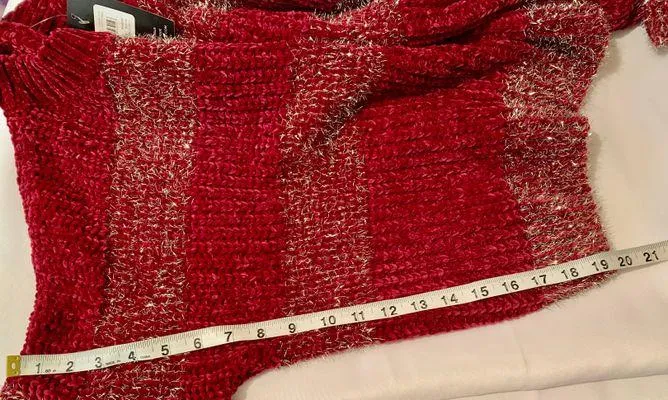 NWT  Metallic Chenille Sweater - Image 7