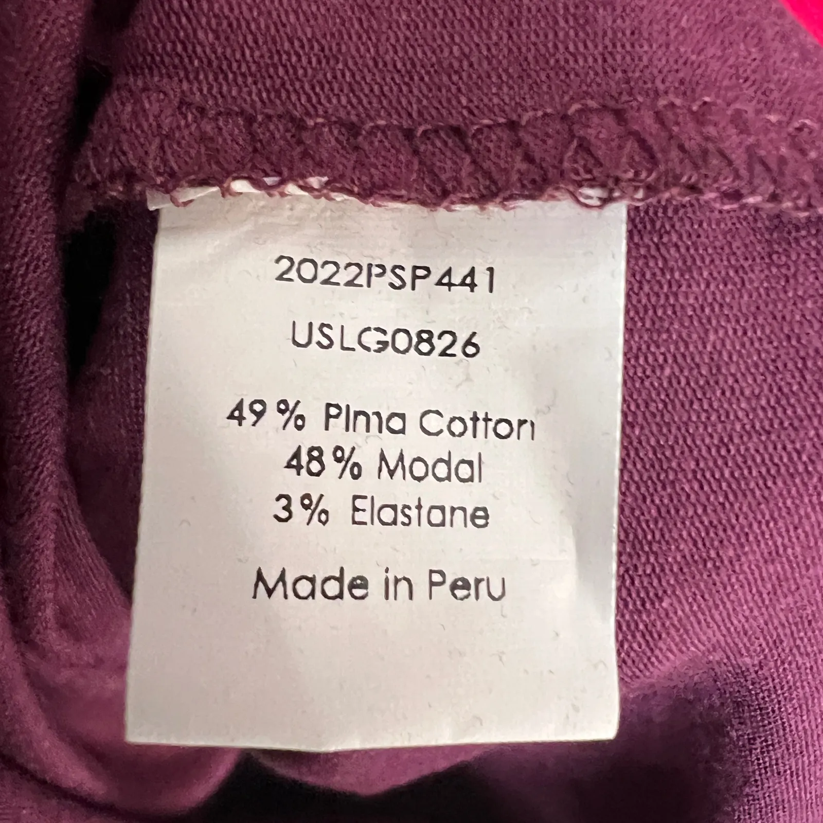 Universal Standard Dolci Short Sleeve Top Wine Pima Cotton Blend 4XS 00/0 New - Image 3