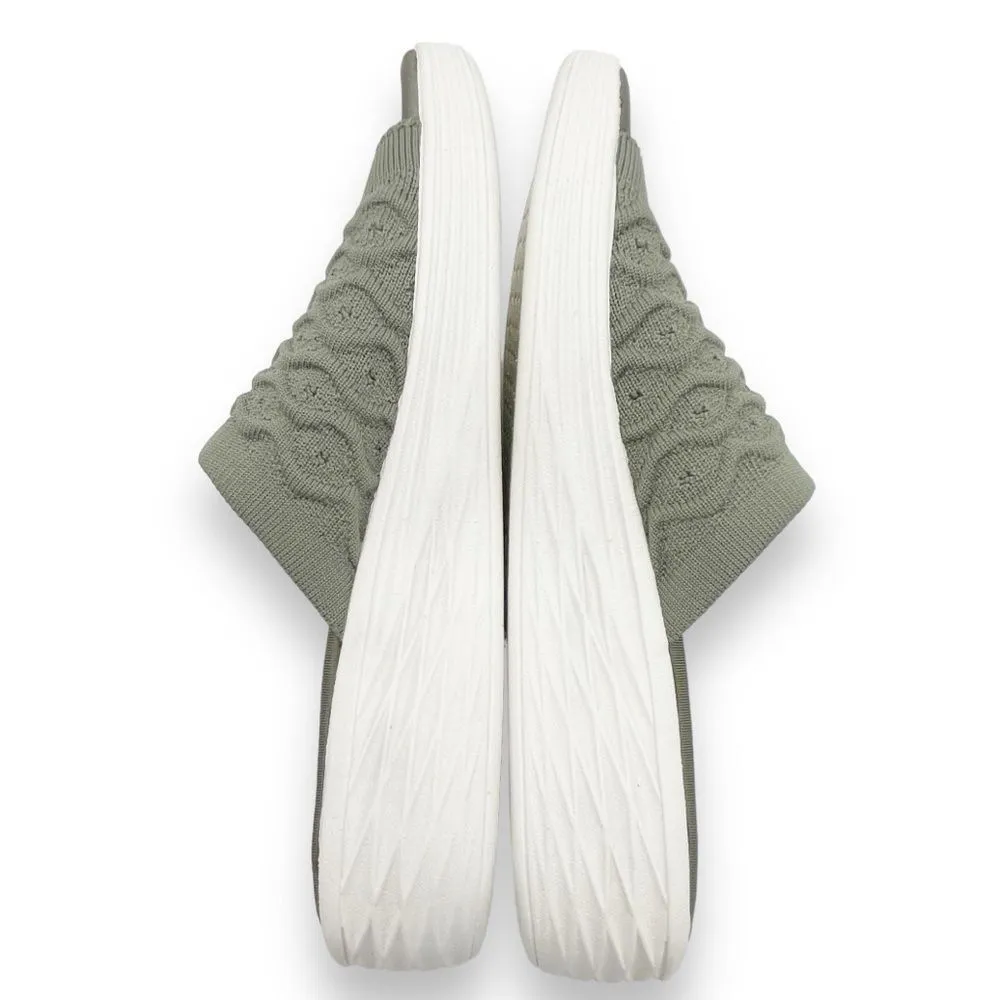 Ryka Nanette Stretch Knit Slide Demi-Wedge Slip-On Sandals Sage Green Size 9.5 - Image 13