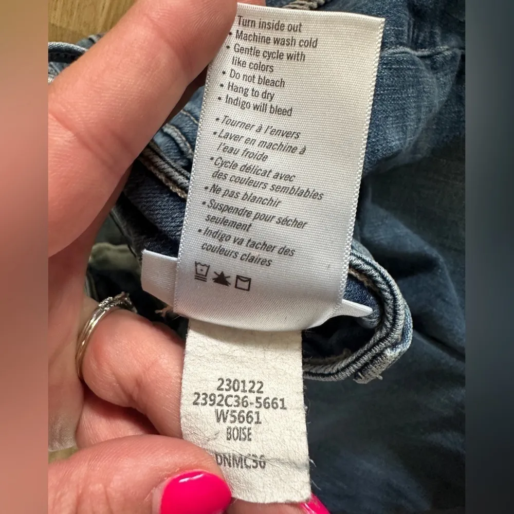 Paige verdugo cutoff ankle skinny jeans size 28 - Image 4