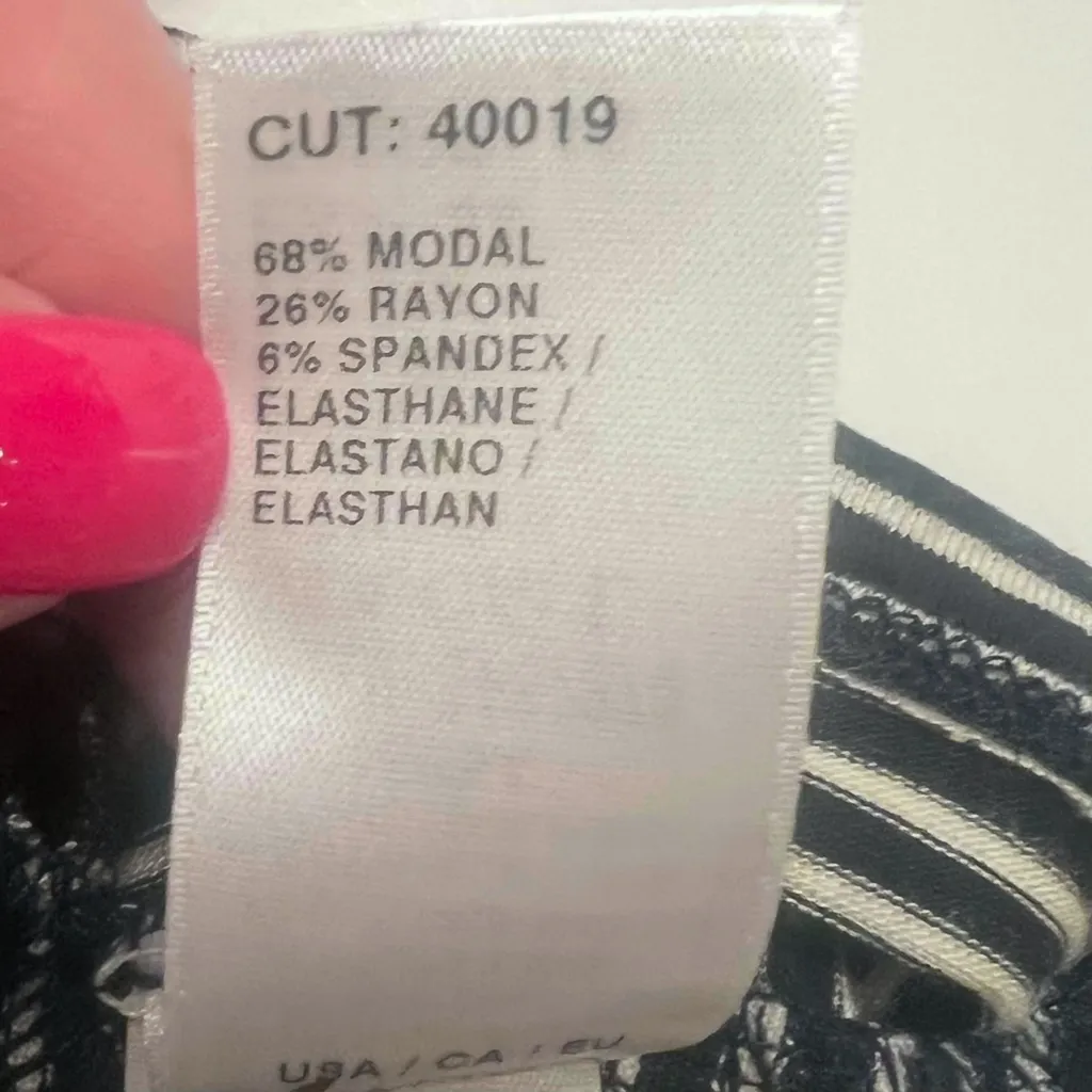 Splendid Soft Sweet Stripe Romper Swim Cover Up‎ Navy Blue & White Size Large - Image 11