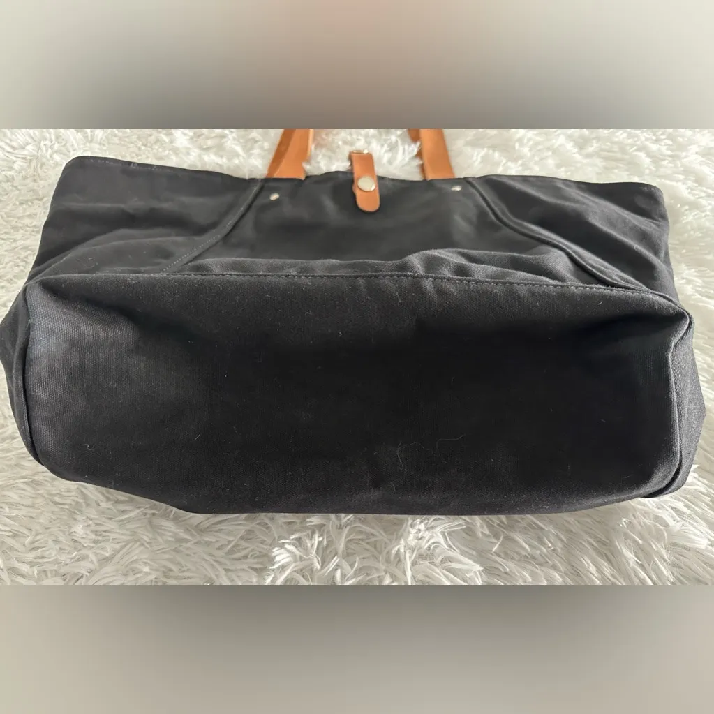 MAKR Farm Black Canvas Tote Bag‎ - Image 5