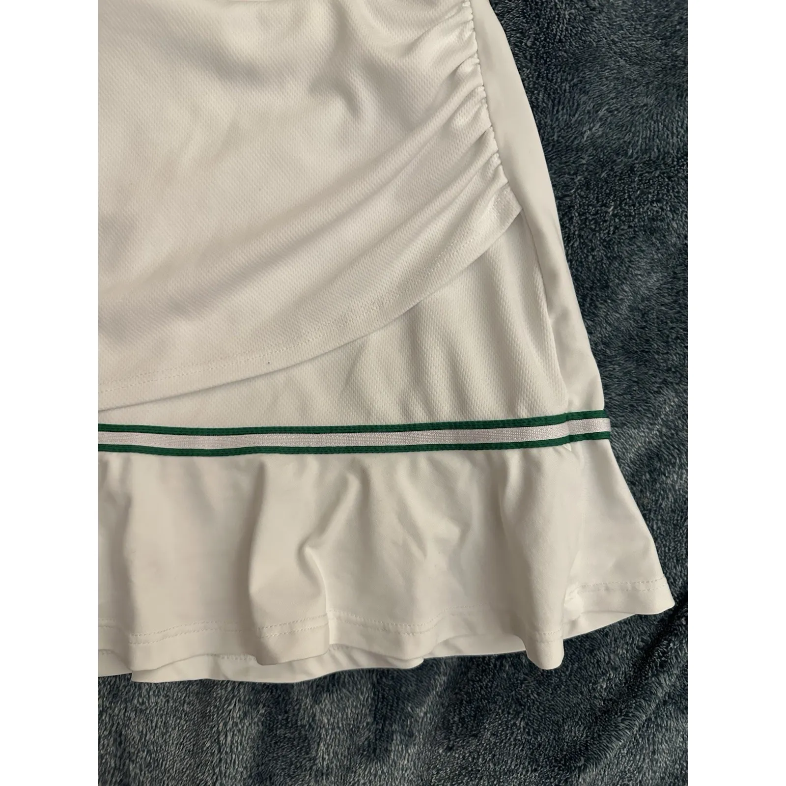 L'Oeuf Poche Skirt Womens Medium Lined‎ Skort White - Image 3