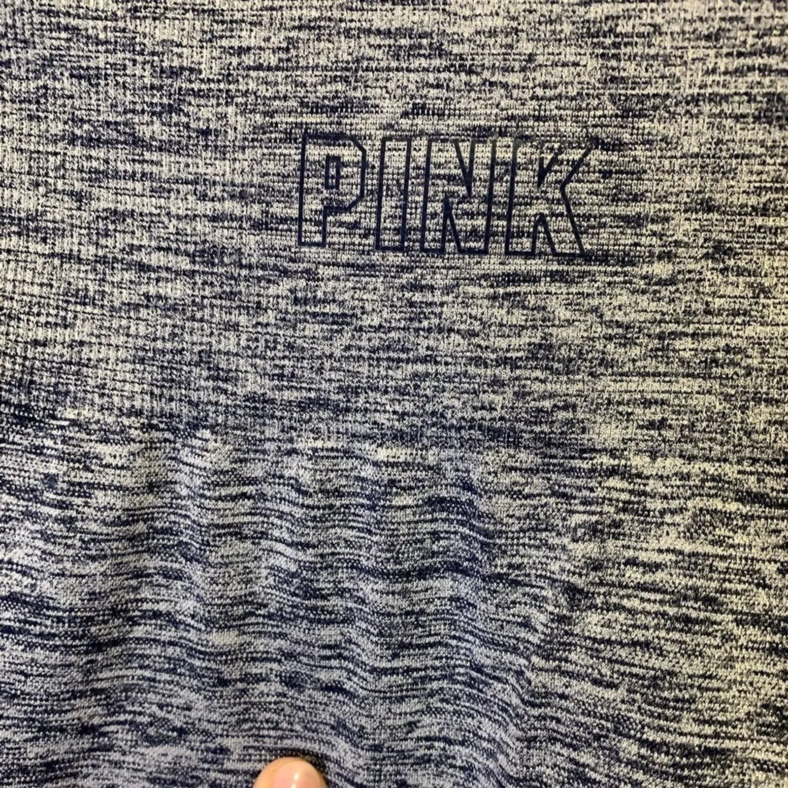 Victoria Secret PINK‎ Gray On Gray Seamless Compression Leggings Size Small # - Image 7