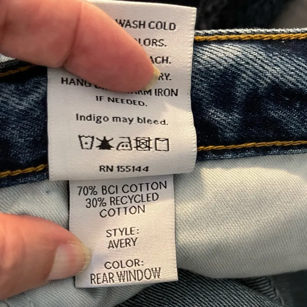 Boyish By Her Avery Tie Ankle Jeans Size 32 - Image 7