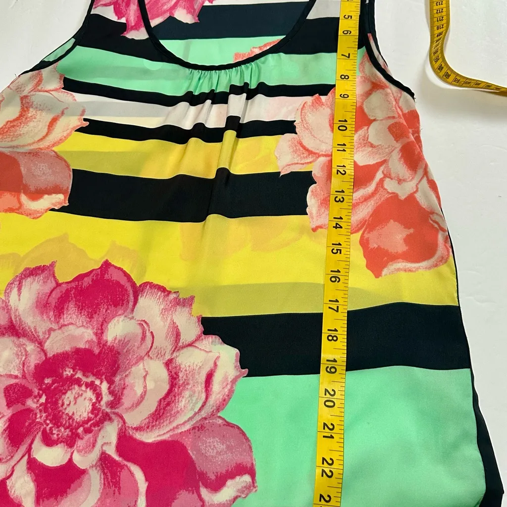 Banana Republic Multicolor Floral Tank Top - Image 7
