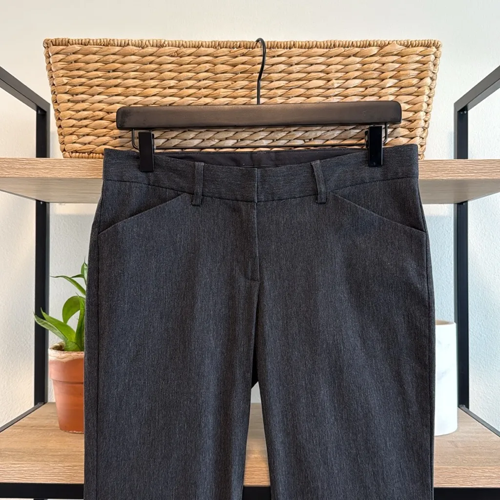 Express Vintage Editor Flare Mid-Rise Woven Dress Pant Trouser, 4 - Image 2