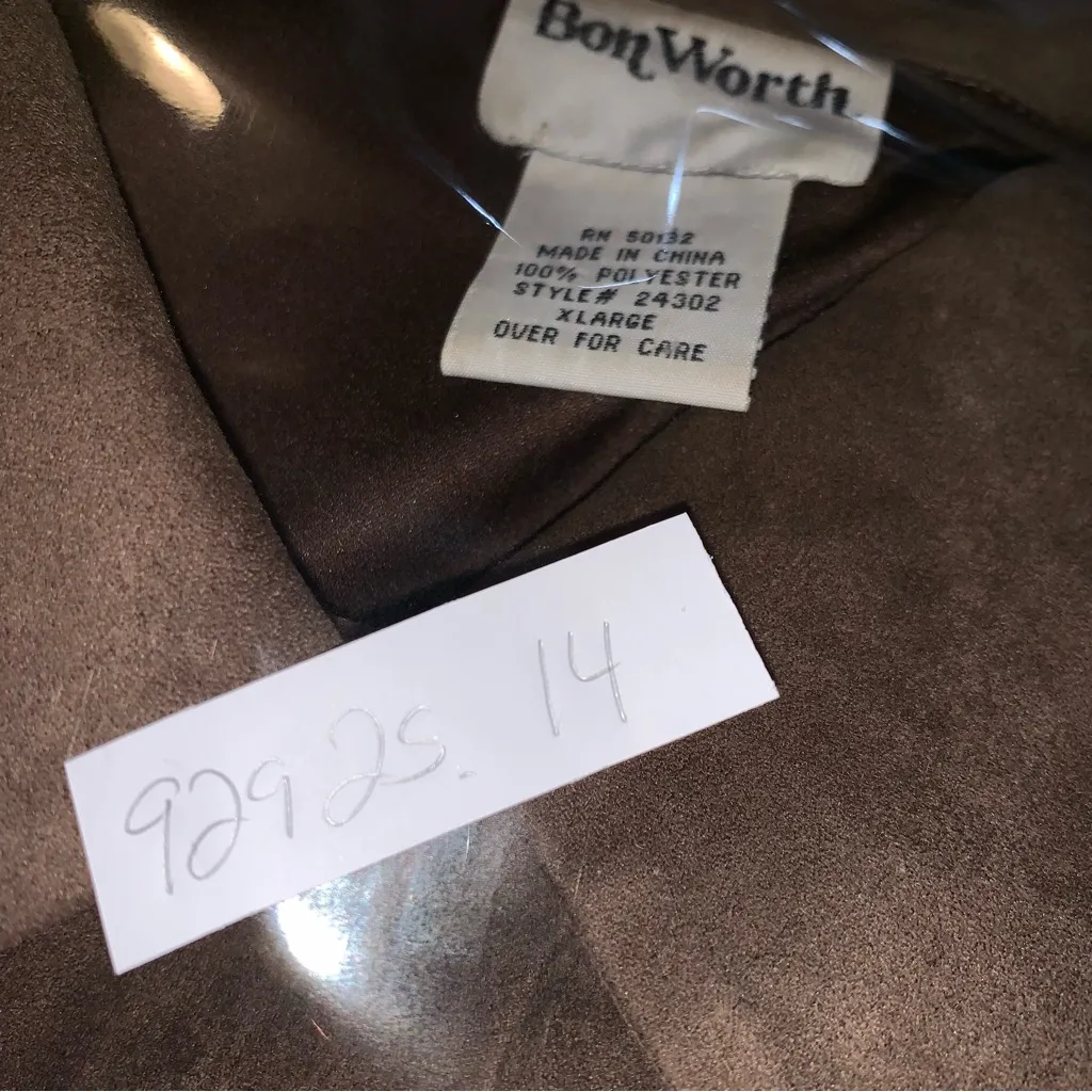 Bon Worth Elegant Brown‎ and Gray Top Brown Size XL - Image 8