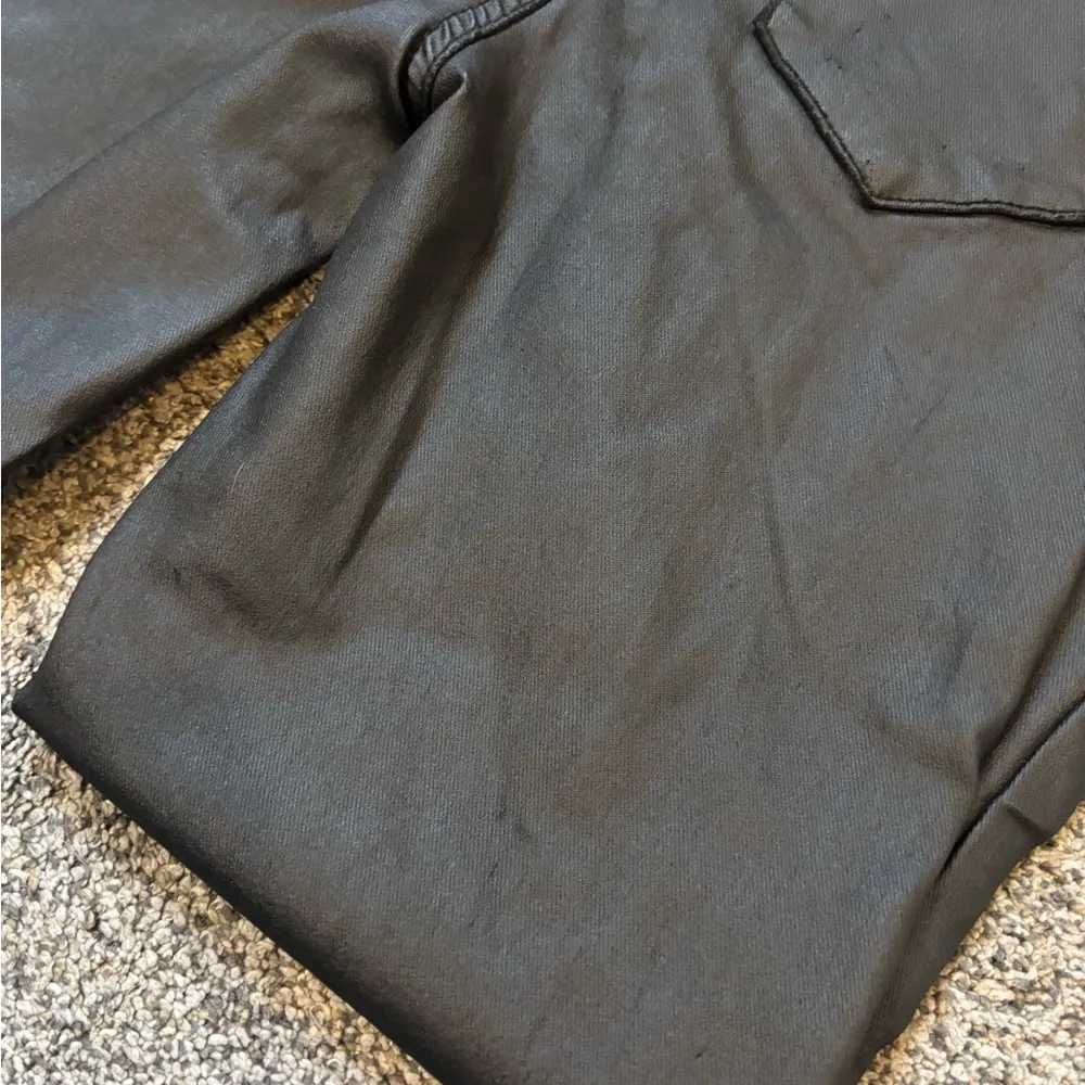 Edikted Faux Leather Flare Pants - Image 4