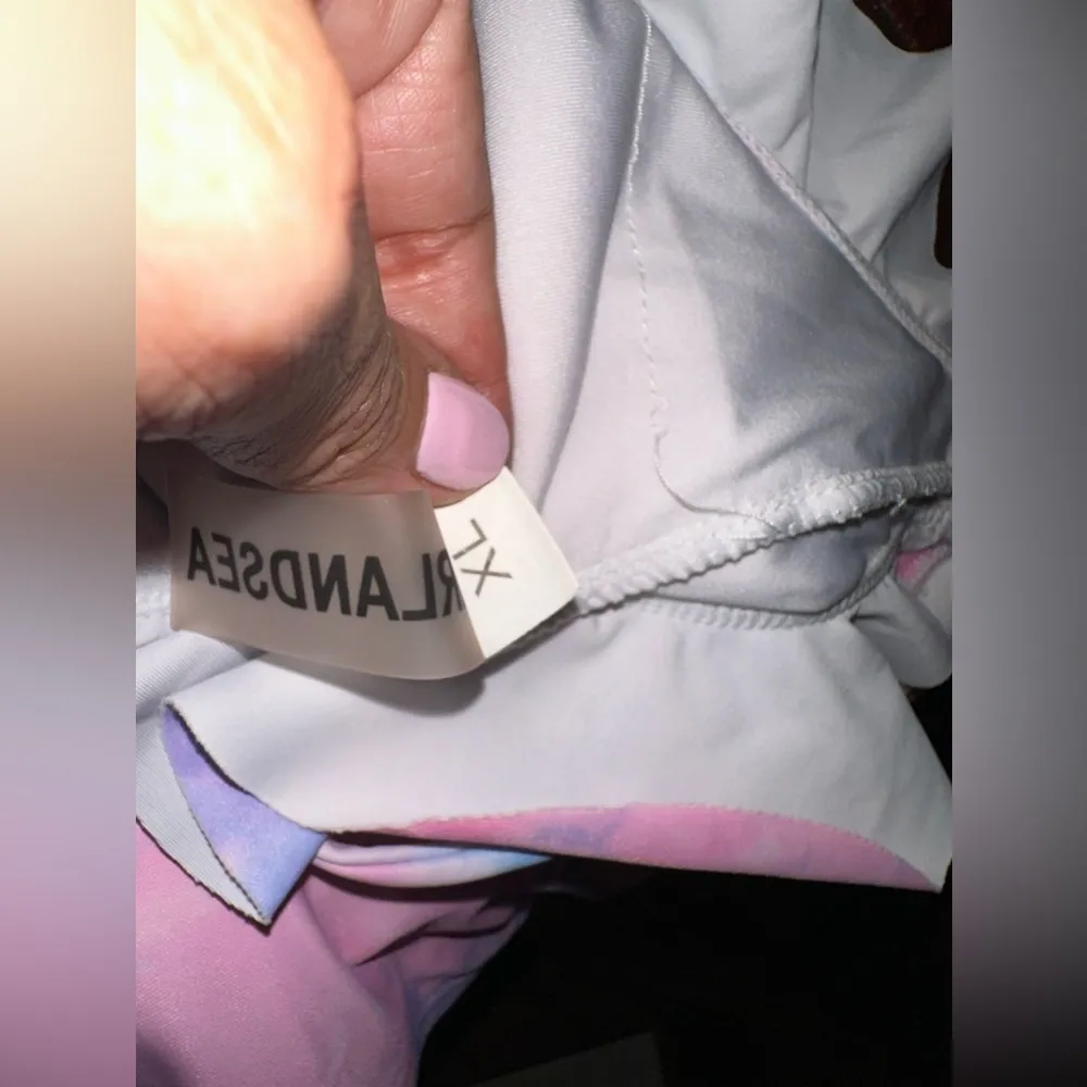 Euc Girlandsea PINK & LIGHT BLUE multi Swimsuit - Image 3