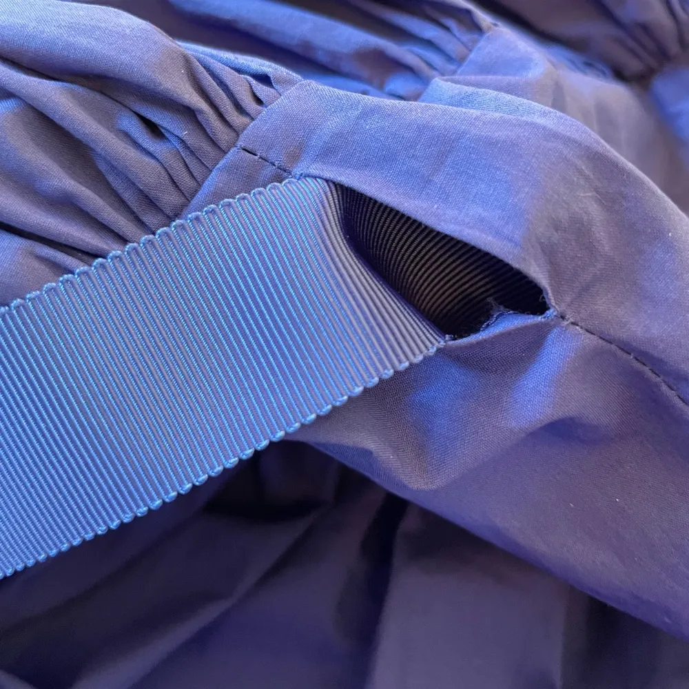 Susanne Bommer Lagenlook Cotton Poplin Midi/Maxi Cobalt Blue Dress 36 Small - Image 6