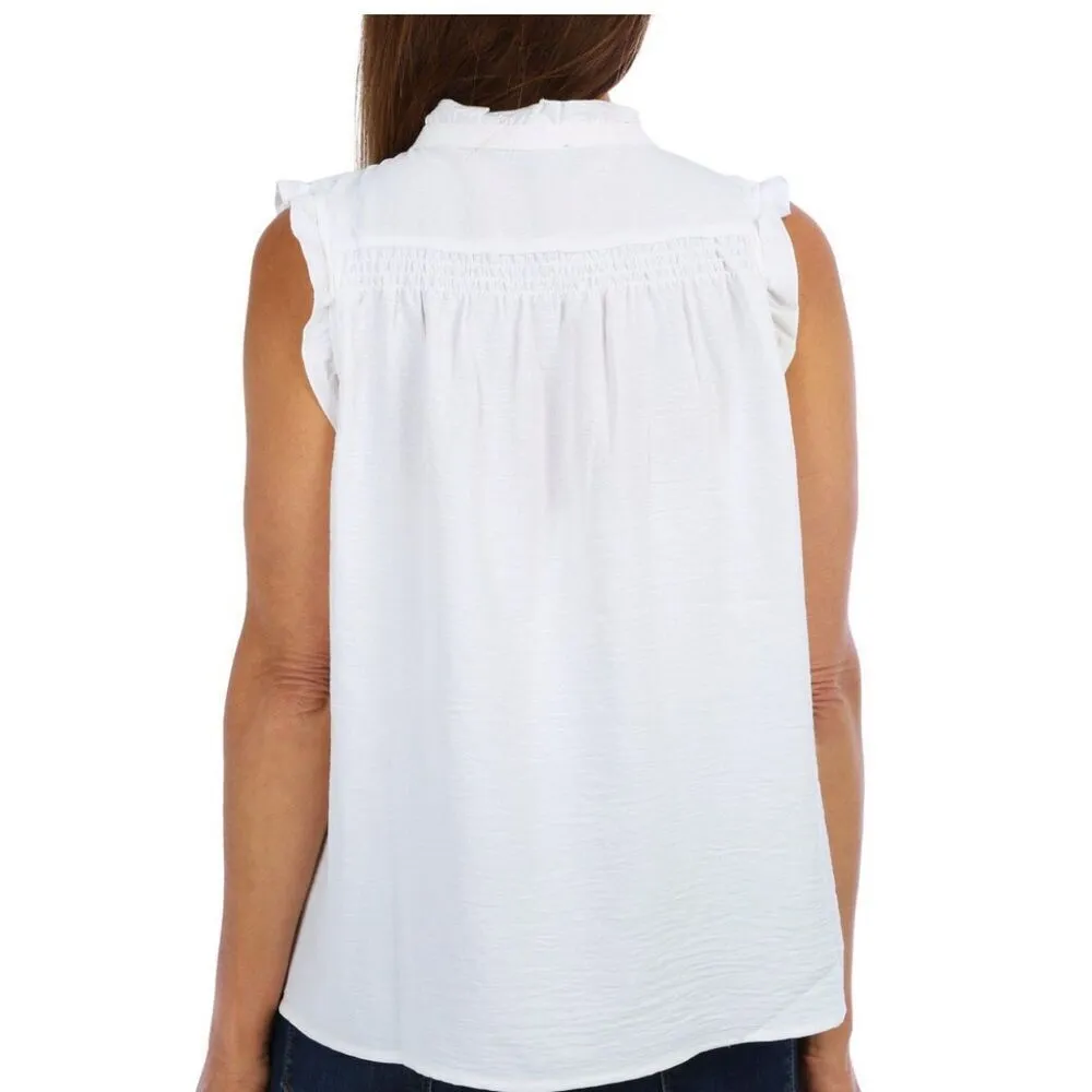 Adrianna  Papell Women's Solid Sleeveless Top - Image 2