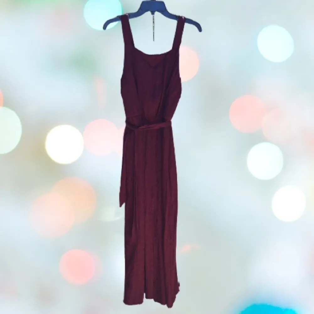 XHILARATION burgundy one piece romper - Image 4
