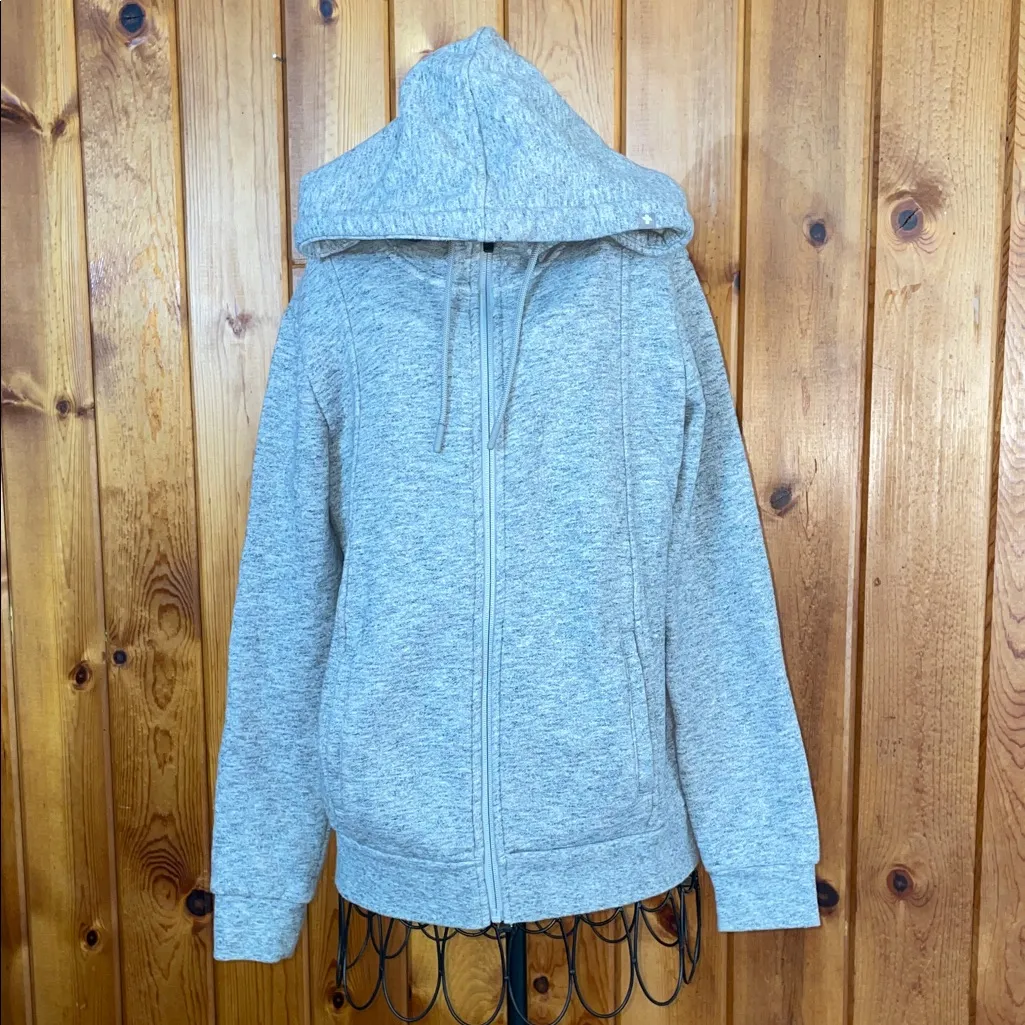 Figs on shift full zip hoodie size XS essential heather gray hoodie nurse wear - Image 2