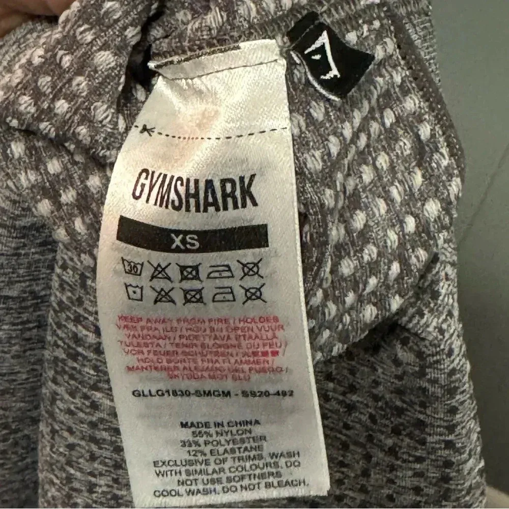 GYMSHARK Vital Seamless 2.0 High-waisted Moisture Wicking Leggings Gray Size XS - Image 6