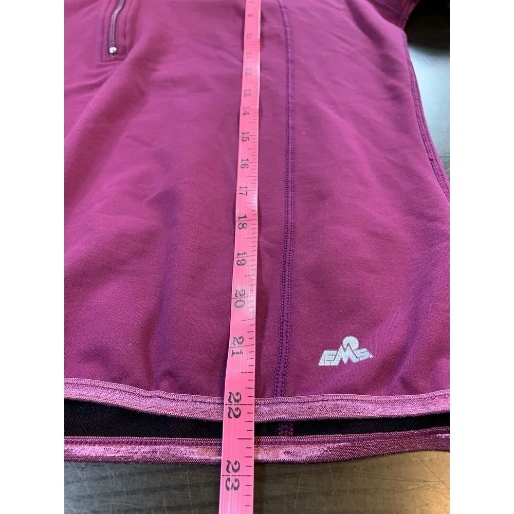 EMS Top Women's‎ Large Pink 1/4 Zip Gorpcore Hiking Camping Trail Running Sporty - Image 8