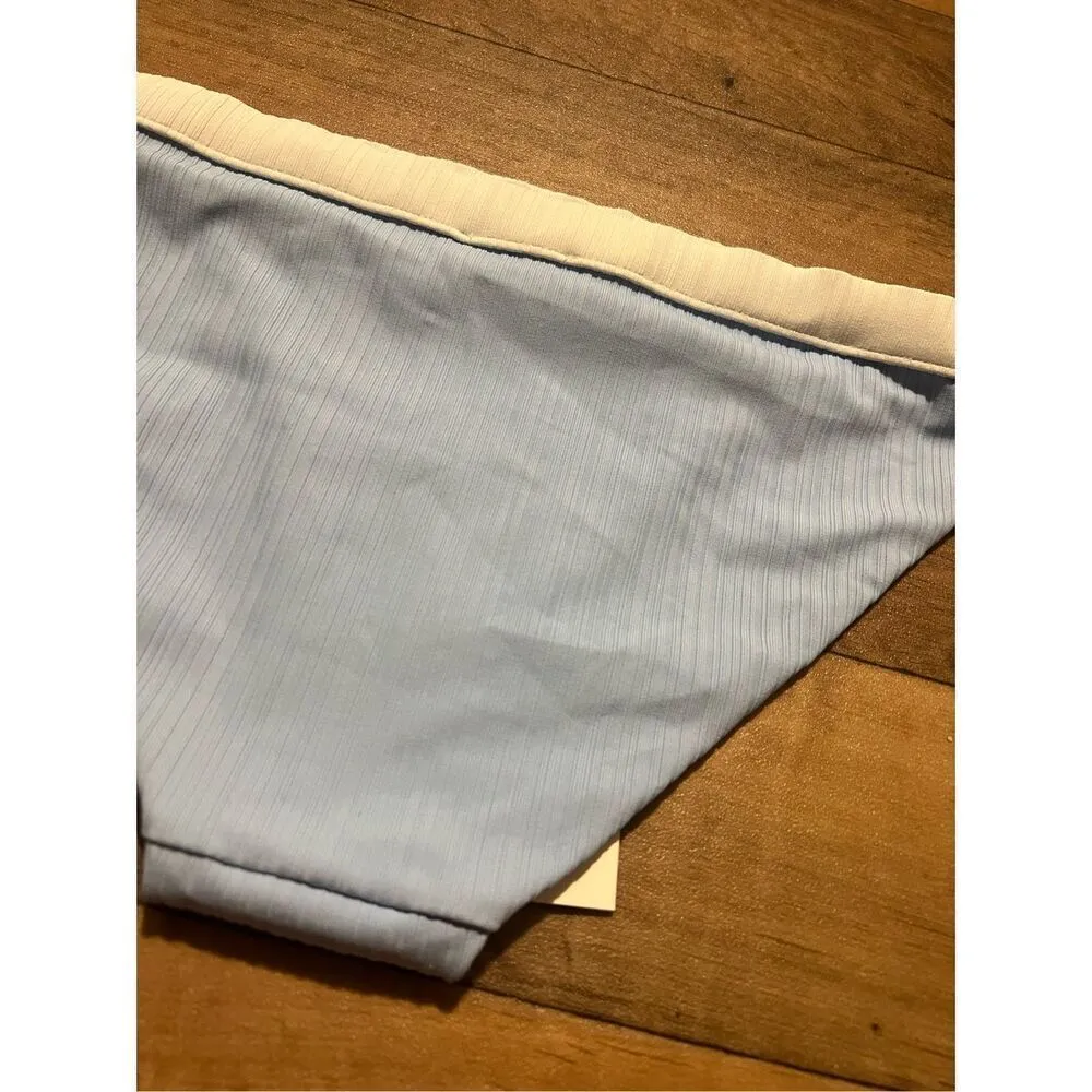 Onia Leila Blue With White Trim Bikini Bottom Woman’s Size XL NEW MSRP $95 - Image 9