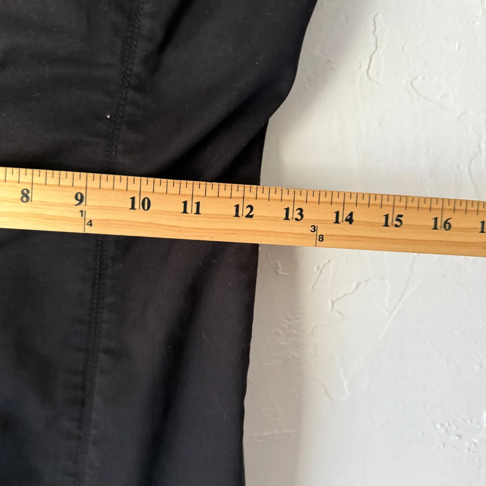 Joe’s Jeans Y2k Black Strapless Mini Dress Size M Cotton Blend Zip‎ Back Tube - Image 11