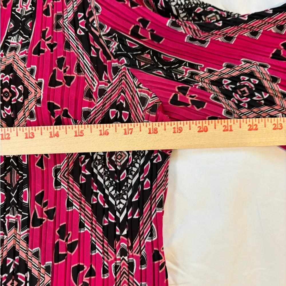 Alfani  Pink and Black Geometric Tunic - Image 3