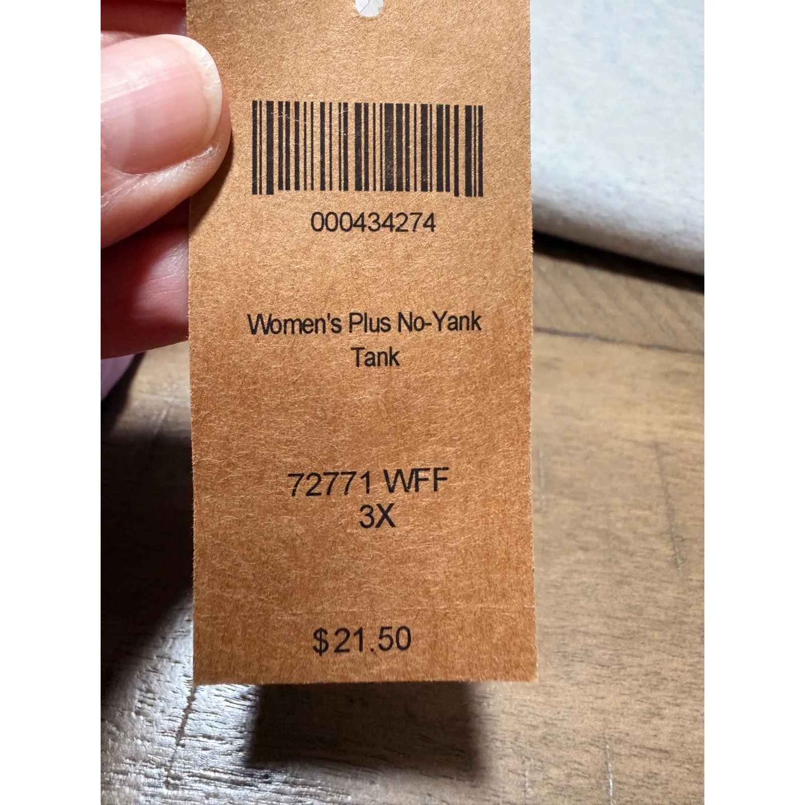 Lot of 3 NWT Duluth Trading Co Womens Plus No Yank Tank Top Sz 3X Gray - Image 7