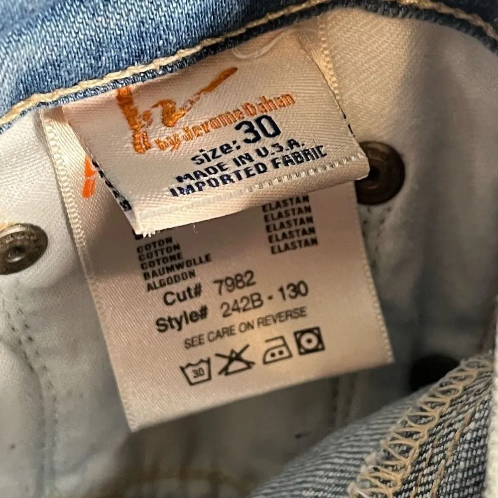 COH Citizens Of Humanity Sz 30 Boot Cut  Flare Jeans Distressed Bleached - Image 8