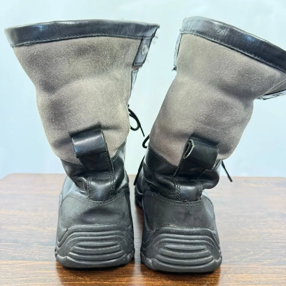 UGG Women’s F8012G leather sheepskin weatherproof boot size 8 - Image 5