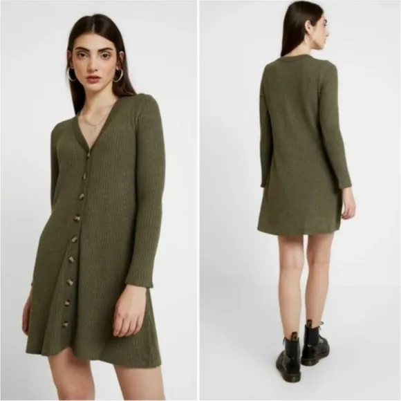 American Eagle Waffle Knit Dress - Image 2