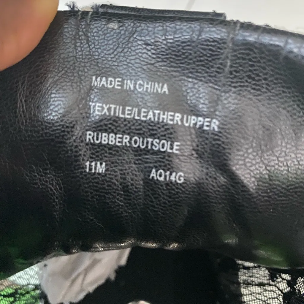 Michael Kors Black Lace Ankle Sneakers - Image 8